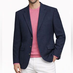 Terra Nostra Men's Navy 3-Season Blazer